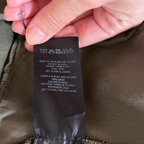 Etienne Marcel Denim EM7103 Tunic Dress in Military Green L NWOT - Picture 14 of 15